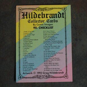 Vintage Greg Hilderbrandt (w/ Comic Images) 1992 Trading Card